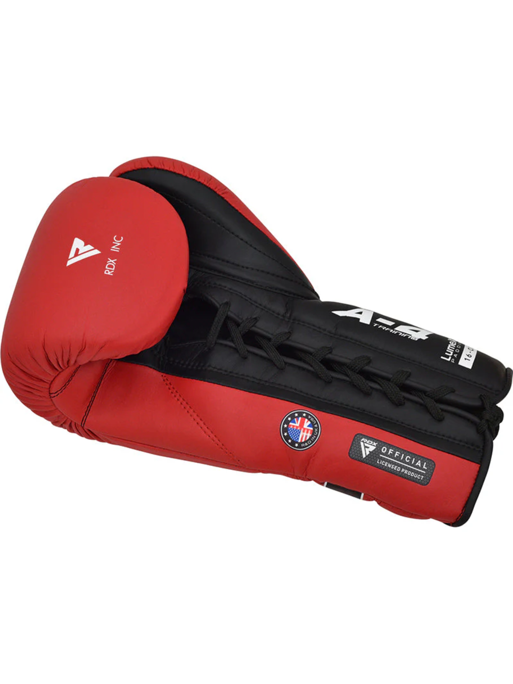 RDX APEX Lace up Training/Sparring Boxing Gloves Red, Blue