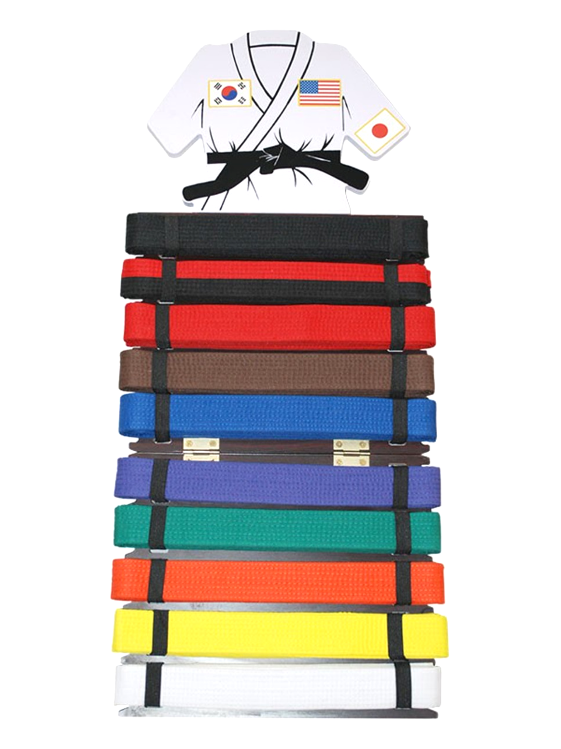 MAG Wooden Uniform Belt Display