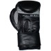 Boxing Gloves for Sparring/Competition in Genuine Leather with Air Maxx System, Black/Gray