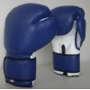 Blue Boxing Gloves, Bonded Leather with Air Max Palm