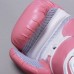 Pink Boxing Gloves for Sparring / Competition, Bonded Leather with Air Maxx Palm