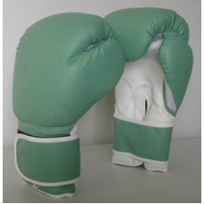 Green Boxing Gloves for Sparring / Competition,Bonded Leather with Air Maxx Palm