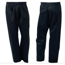 Taekwondo/Karate Black Pant Cotton/Poly 8-OZ Adult (Free Shipping) - New