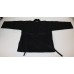 Karate/Taekwondo Black Gi Cotton/Poly 10-OZ Middle Weight Preshrunk Adult/Kids