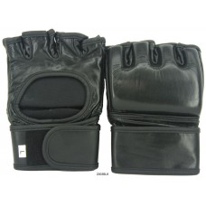 MMA Gloves in Genuine Leather for Professional Cage Fighter Fast Shipping. 