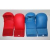 Karate or Taekwondo Gloves / Karate or Punch Mitts Korean PU Material Red/Blue