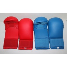 Karate or Taekwondo Gloves / Karate or Punch Mitts Korean PU Material Red/Blue