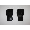 Half Finger Weight Lifting Gloves w/ Wrist Strap Black Workout Training Fitness