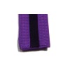 Purple/Black Stripe Belt 4cm Wide Double Wrap for Karate / Taekwondo / Judo / Kendo / Hapkido