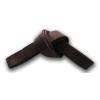 Solid Brown Belt 4 cm Wide Double Wrap for Karate / Taekwondo / Judo / Kendo/Hapkido