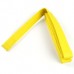 Solid Yellow Belt 4 cm Wide Double Wrap for Karate / Taekwondo / Judo / Kendo / Hapkido