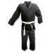 Kids / Youth Black JUDO Martial Arts Uniform 100% Cotton, Jiu Jitsu, Aikido with Free White Belt