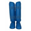 Karate/Taekwondo Shin Instep Guards Flex PU Quality Blue Sz XXS - XXL