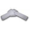 Solid White Belt 4 cm Wide Double Wrap for Karate / Taekwondo / Judo / Kendo/Hapkido