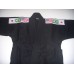 Black Brazilian Jiu Jitsu Gi for Kids / Youth BJJ Uniform with Flags