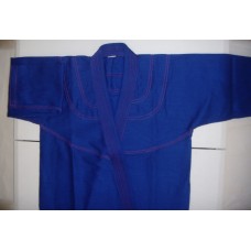 Brazilian Jiu Jitsu Gi for Mens - BLUE/RED Pearl Weave 100% Cotton Preshrunk-New