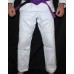 Brazilian Jiu Jitsu Gi for Mens - WHITE/GRAY Pearl Weave 100% Cotton Preshrunk