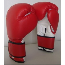 Red Boxing Gloves for Sparring/Competition,Bonded Leather Quality with Air Maxx Palm