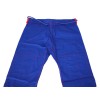Brazilian Jiu Jitsu Pants for Mens - BLUE/RED Rip Stop 100% Cotton Preshrunk