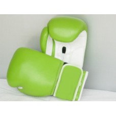 Neon Green Boxing Gloves for Sparring / Competition,Bonded Leather with Air Maxx Palm