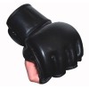 MMA Gloves - Open Palm Style for Competition, Japanese Leather. Fast Shipping