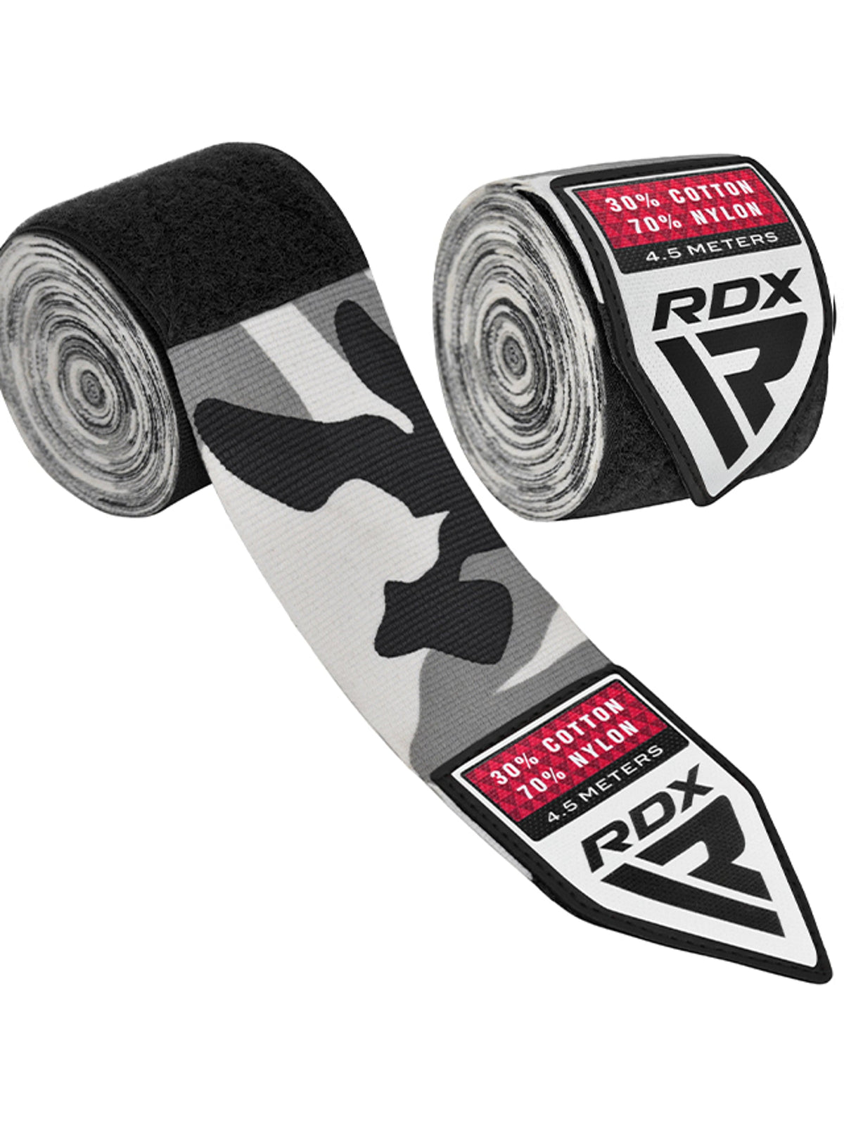 RDX WX Professional Boxing Hand Wraps - Camo Grey