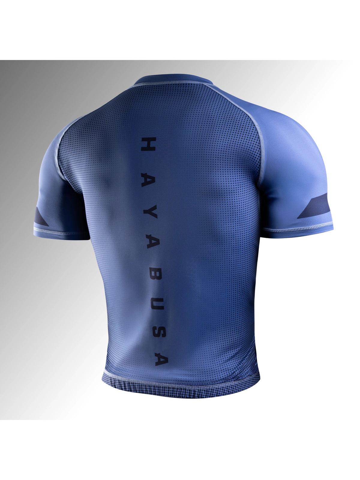 Hayabusa Men's Core Short Sleeve Rash Guard, blue, image 2