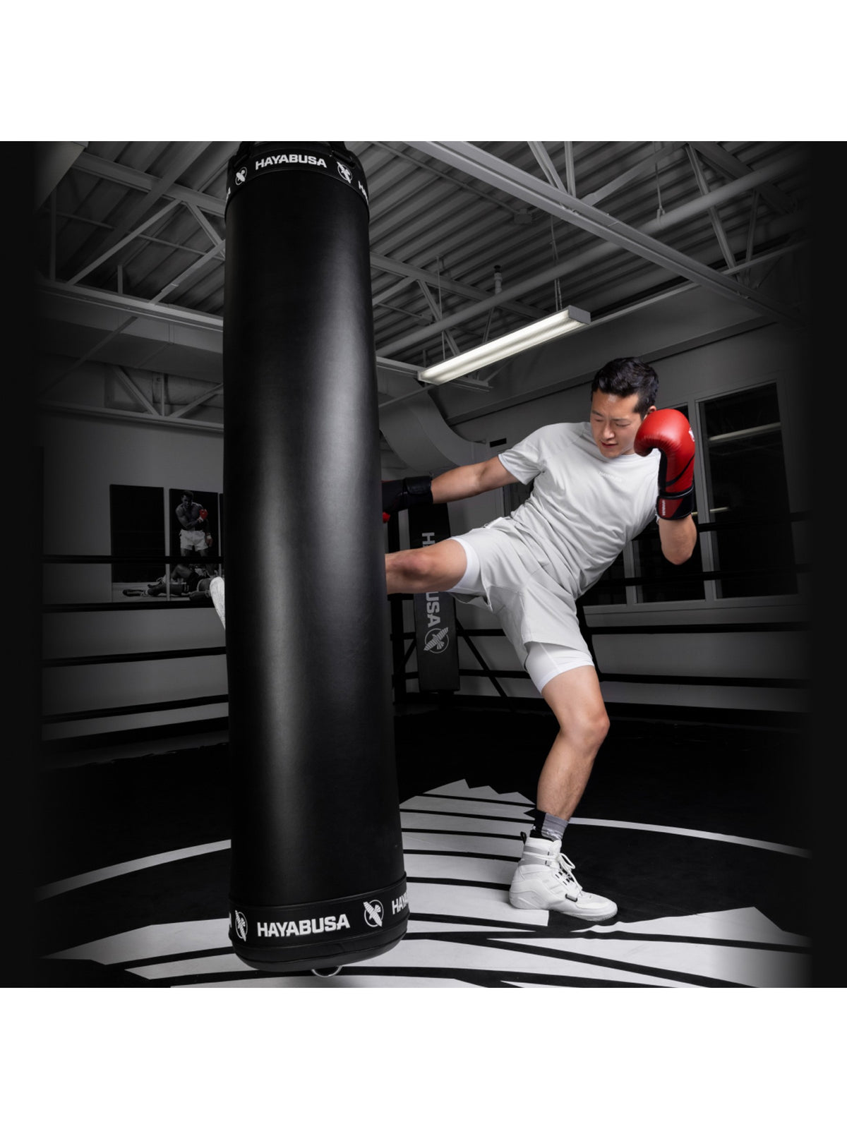 Hayabusa 100lb Muay Thai Heavy Bag, black, image 5