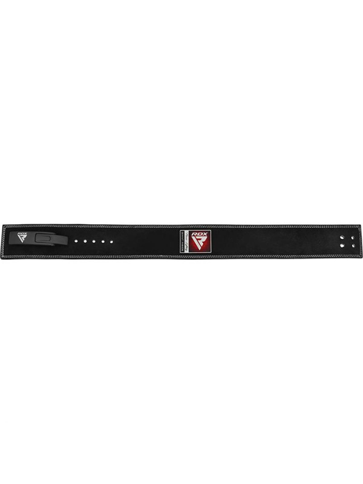 RDX 4 Inch IPL/USPA Approved Powerlifting Leather Gym Belt - Black