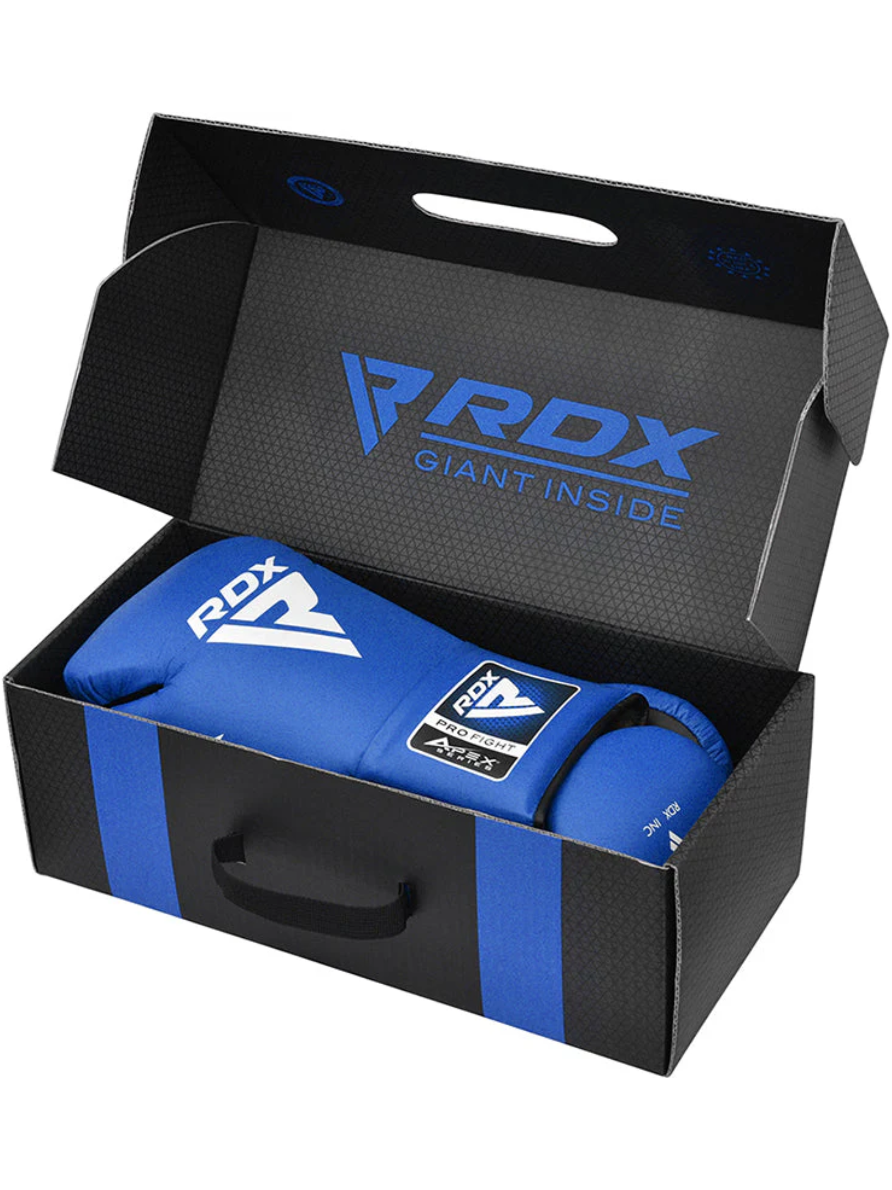 RDX APEX Competition/Fight Lace Up Boxing Gloves Red, Blue