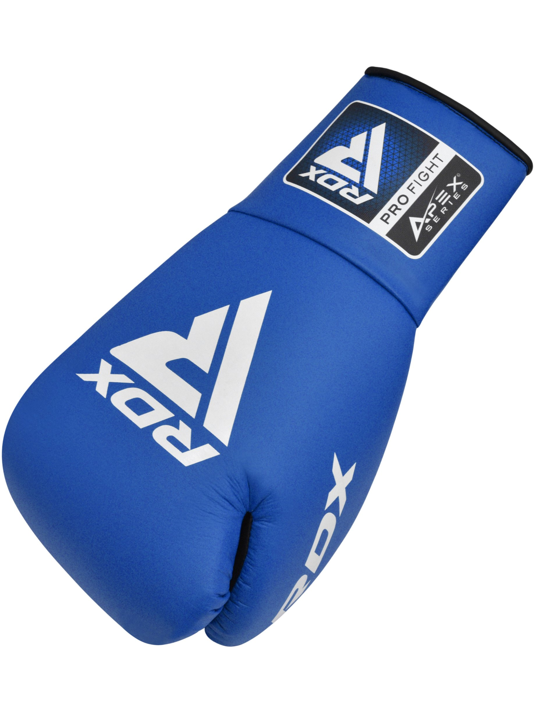 RDX APEX Competition/Fight Lace Up Boxing Gloves Red, Blue