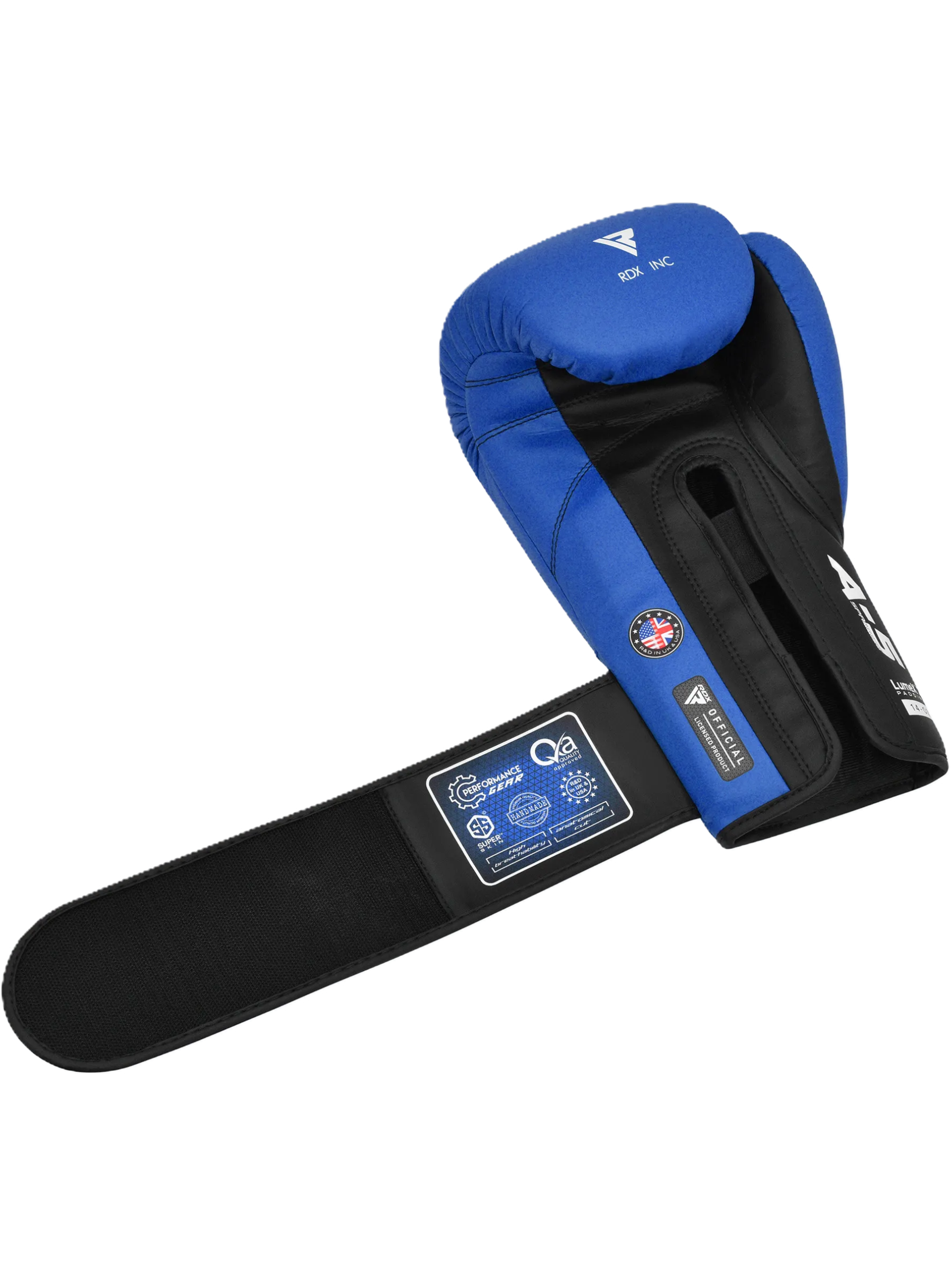 RDX APEX Sparring/Training Boxing Gloves Hook & Loop Red, Blue