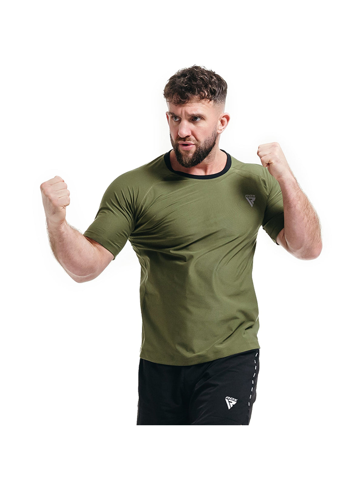 RDX M1 Men's Sweat T-Shirt - Army Green