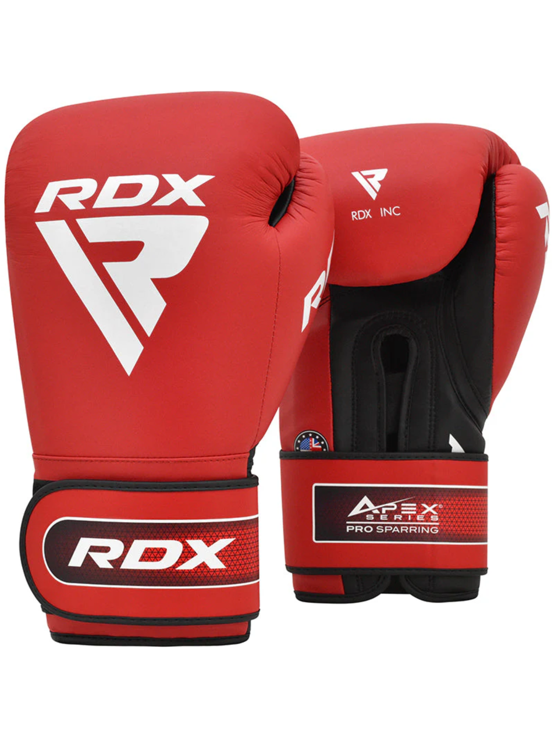 RDX APEX Sparring/Training Boxing Gloves Hook & Loop Red, Blue