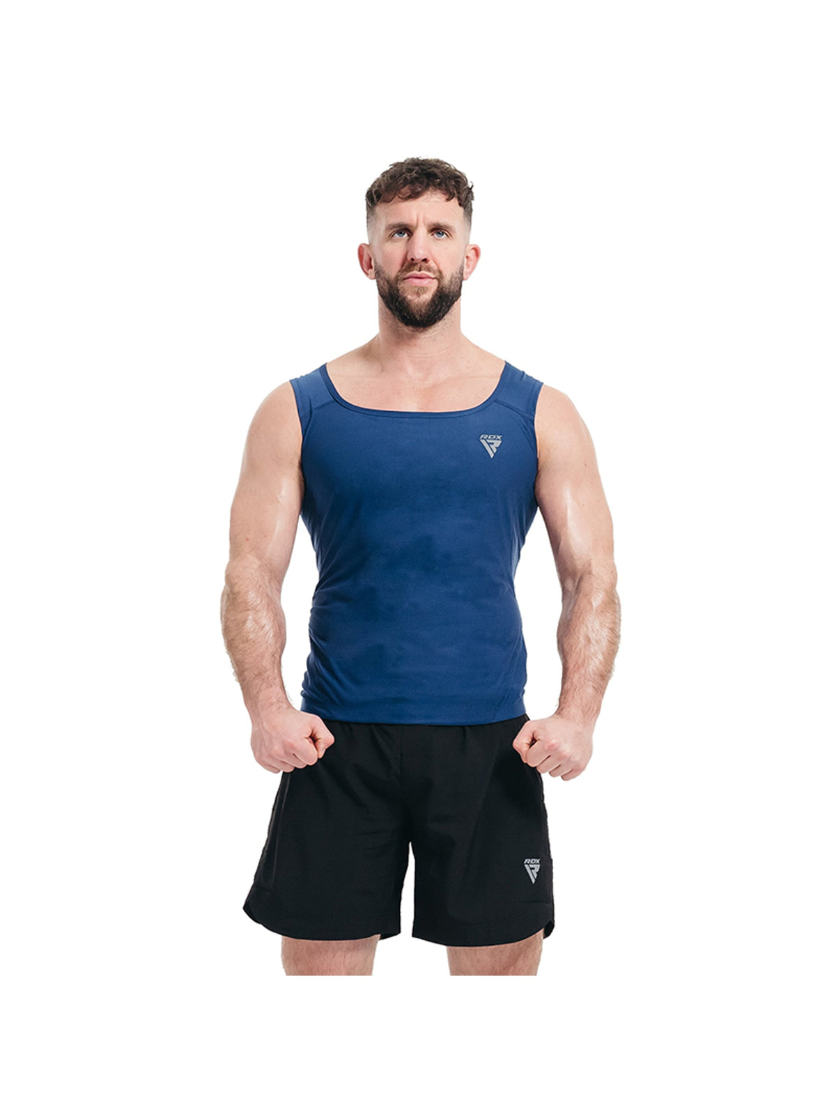 RDX M1 Men's Sweat Vest - Navy Blue