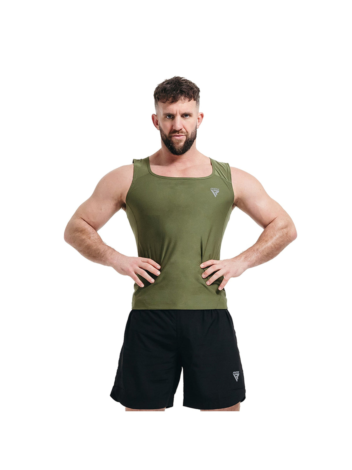 RDX M1 Men's Sweat Vest - Army Green