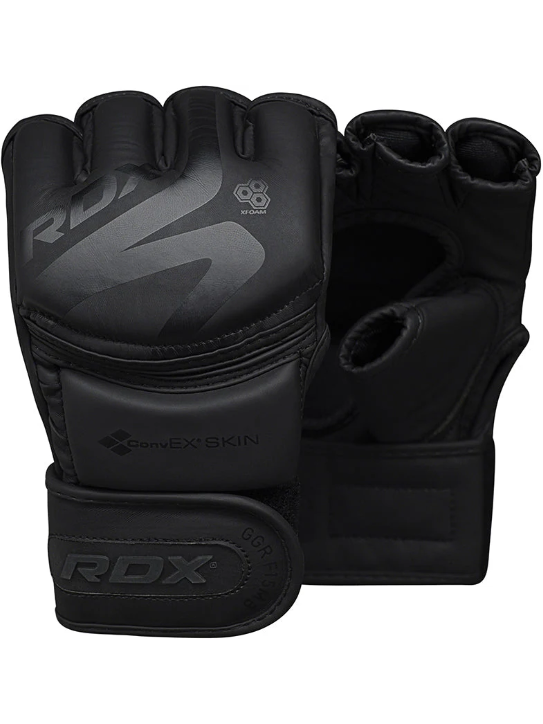 RDX F15 Noir MMA Training Gloves Black
