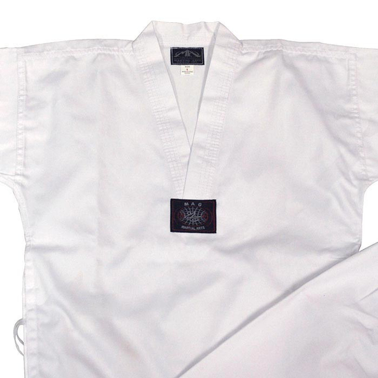 MAG Short Sleeve Lightweight Taekwondo Uniform White