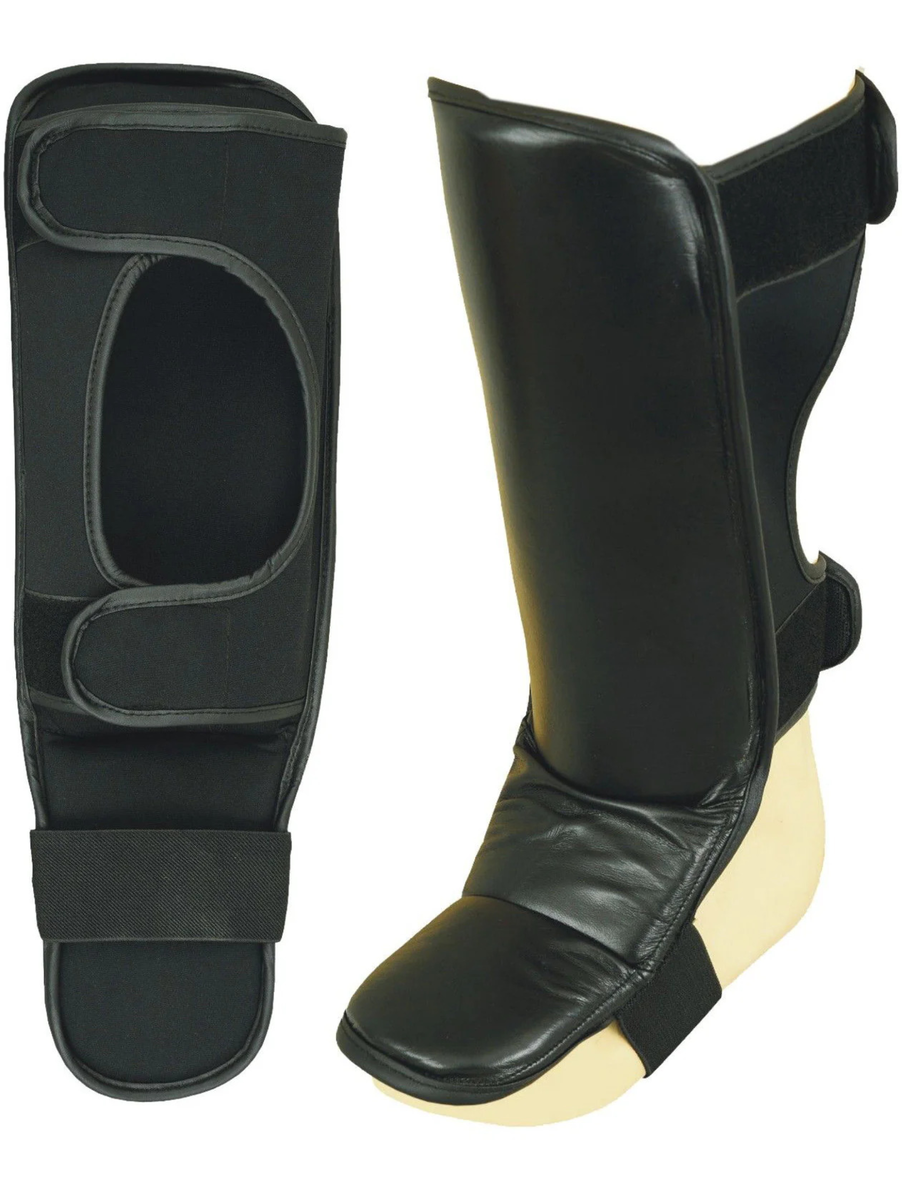 Essential Shin Instep Guards for Boxing & MMA Black