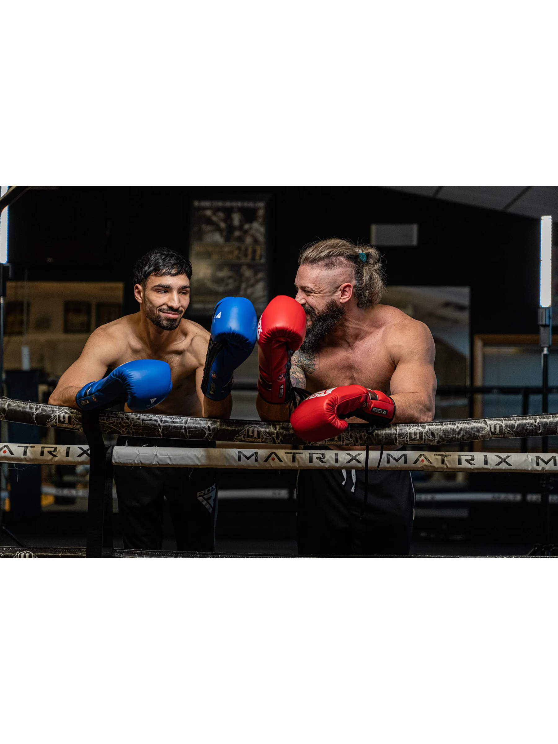 RDX PF APEX Competition/Fight Lace Up Boxing Gloves Red, Blue