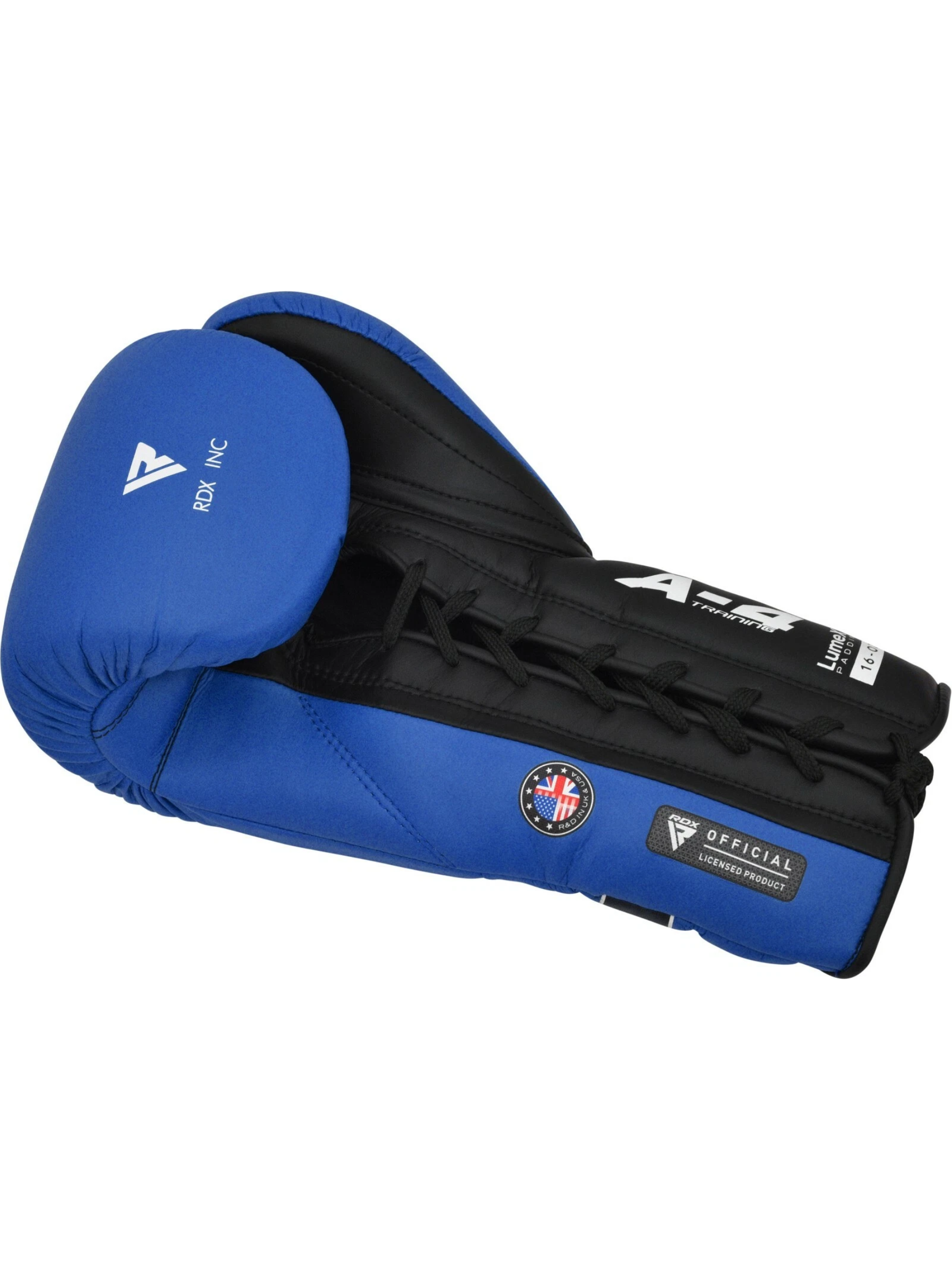 RDX APEX Lace up Training/Sparring Boxing Gloves Red, Blue