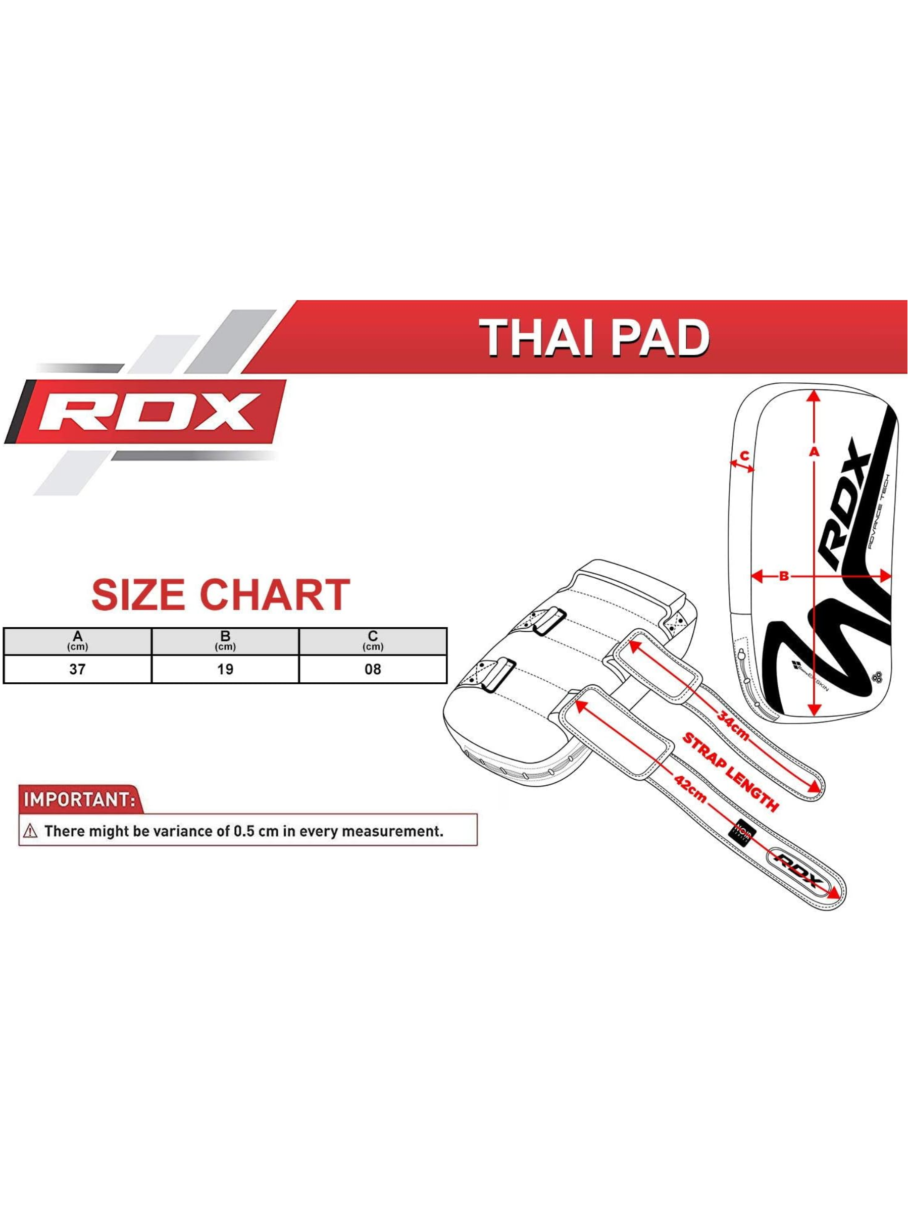 RDX T15 Noir Thai Pad Black
