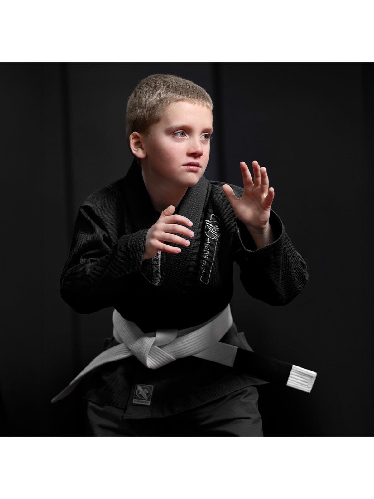 Children's Essential Jiu-Jitsu Gi, black, image 4