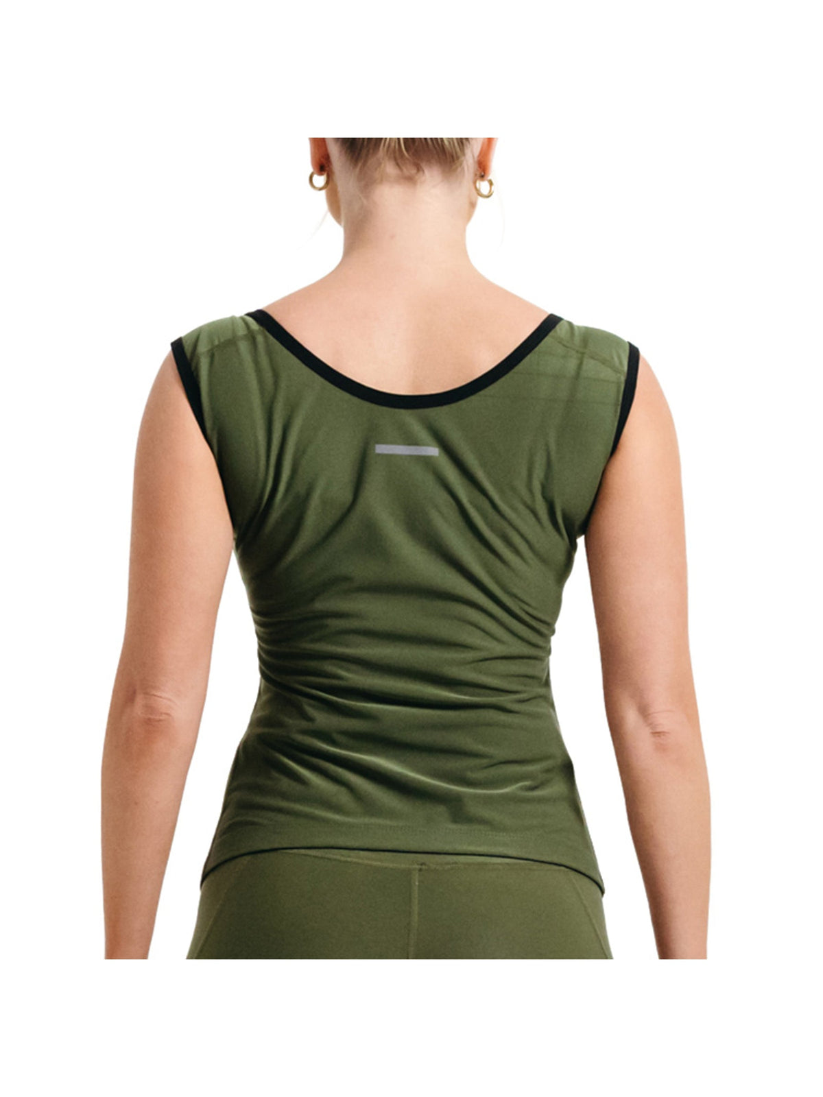 RDX W2 Women Sweat Vest With Zipper - Army Green