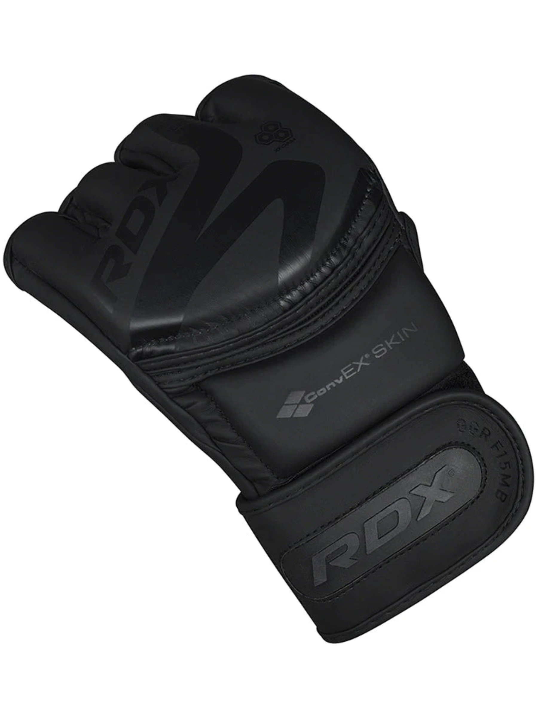 RDX F15 Noir MMA Training Gloves Black