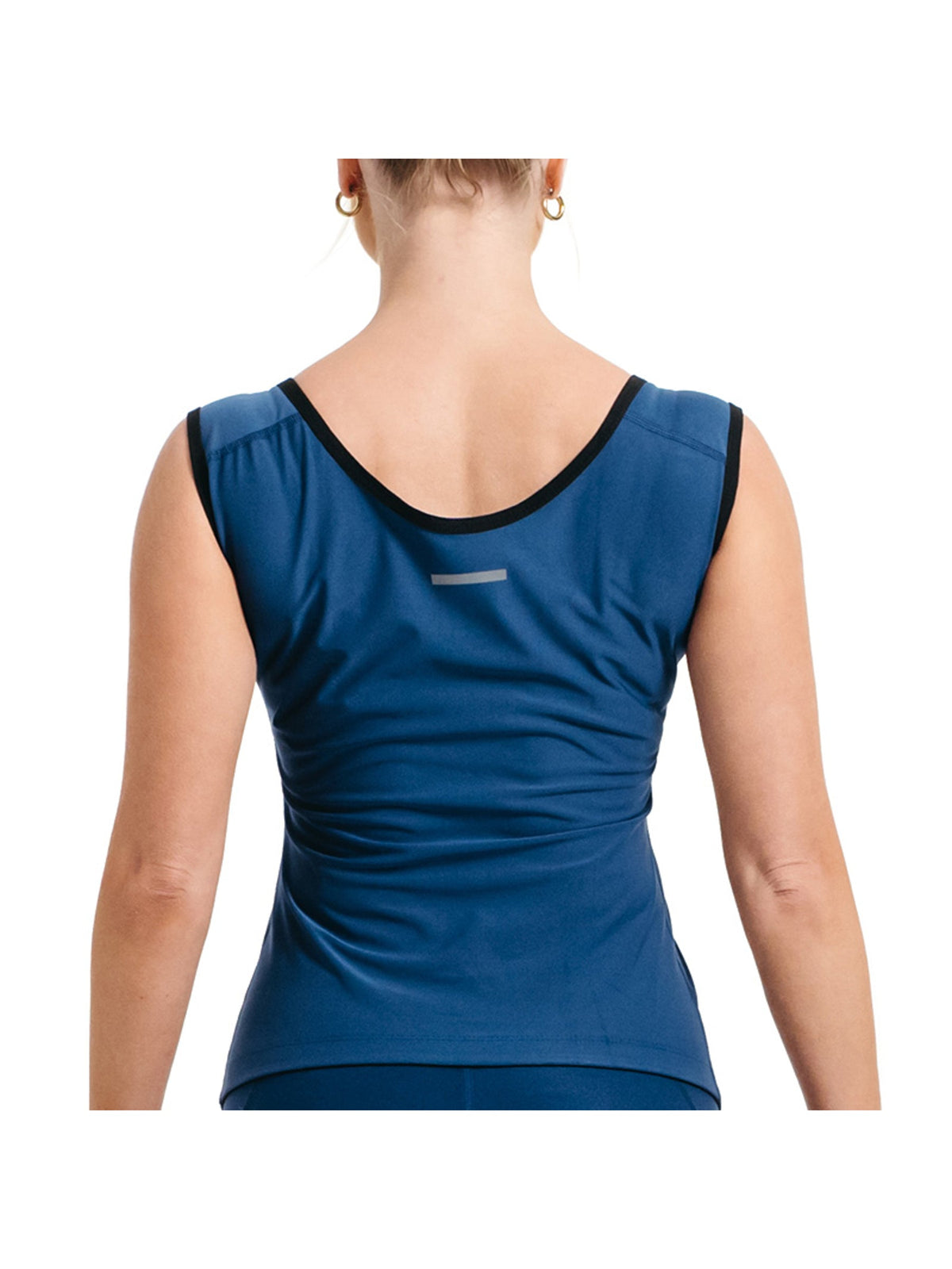 RDX W2 Women Sweat Vest With Zipper - Navy Blue