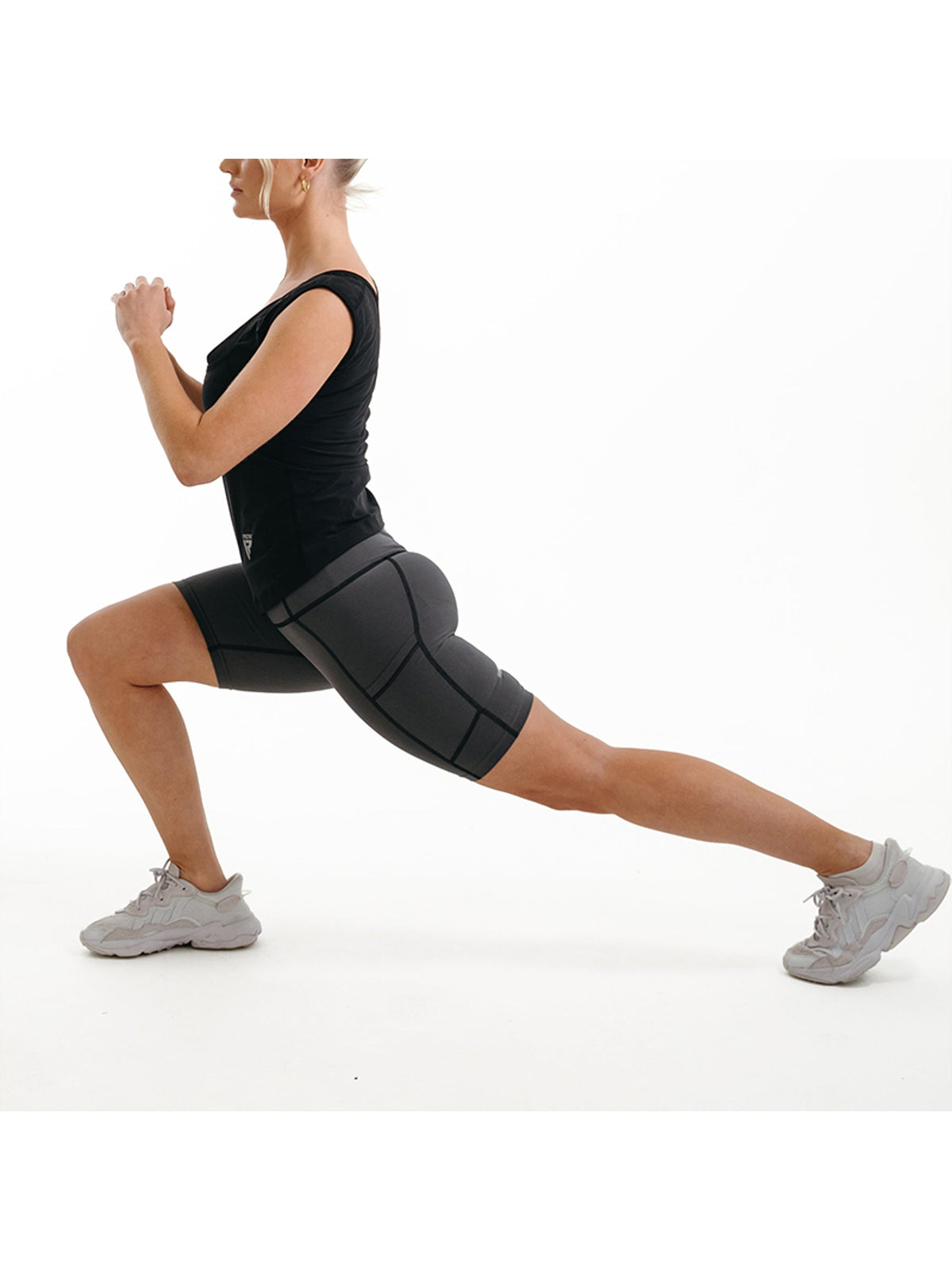RDX W1 Women Sweat Shorts - Grey