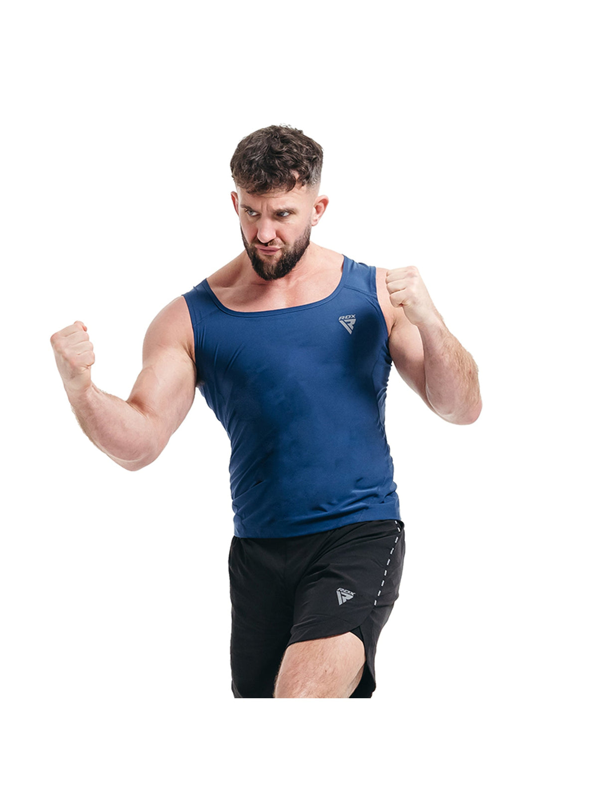 RDX M1 Men's Sweat Vest - Navy Blue