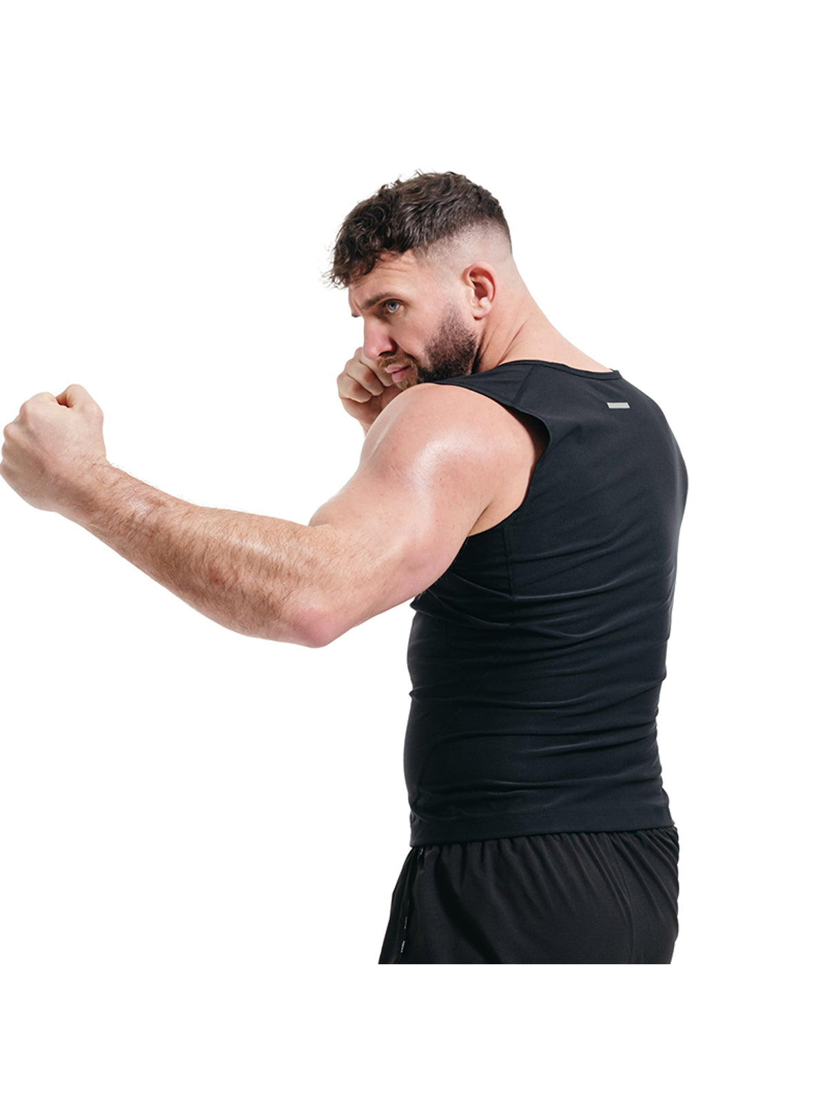 RDX Zippered Men Sweat Vest M2 - Black