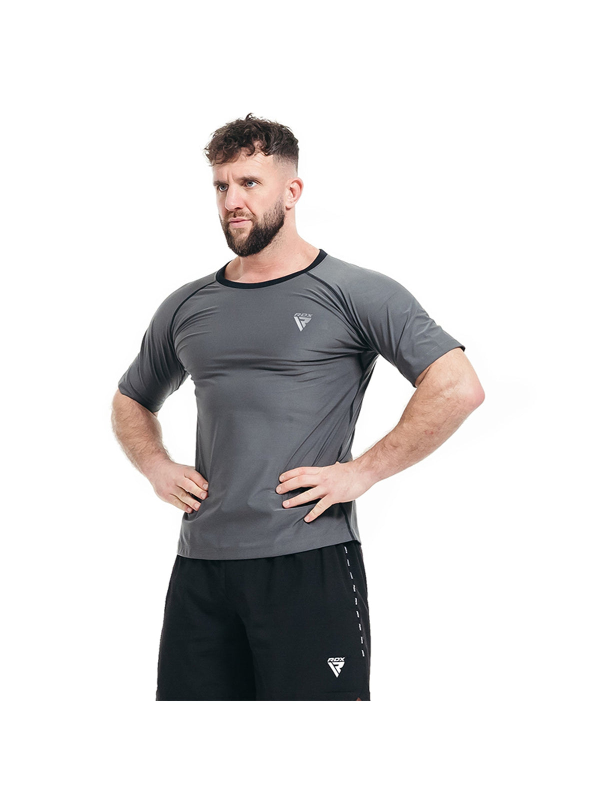 RDX M1 Men's Sweat T-Shirt - Grey